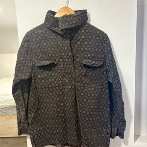 Kenzo Dark Brown Patterned Corduroy shirt